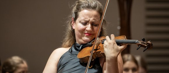 Britena Vijolkoncerts - Elīna Bukša un Pols Manns,foto: Jānis Vecbrālis
