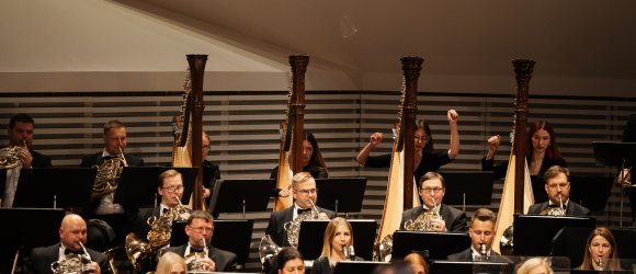 Arnoldo Schoenbergo „Gurre Lieder“. Koncertų salės „Lielais dzintars“ 10-mečio jubiliejus,foto: Valters Pelns