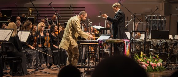 145. Sezono uždarymo koncertas. Guntars Freibergs, Guntis Kuzma, Andris Dzenītis,foto: Kārlis Volkovskis