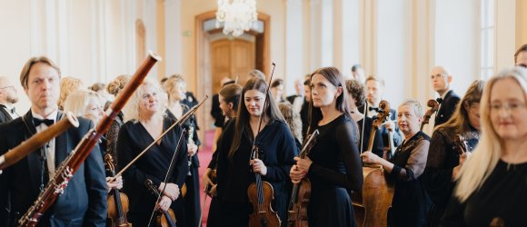 Liepojos garsai Rundalės rūmuose su Guntis Kuzma ir Robertu Beinariu,foto: Jānis Porietis
