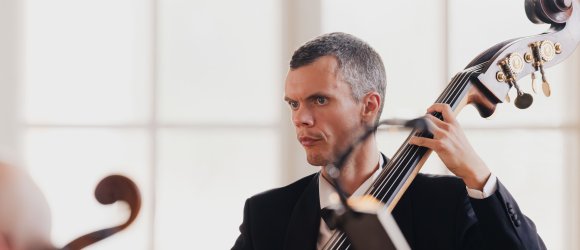 Liepojos garsai Rundalės rūmuose su Guntis Kuzma ir Robertu Beinariu,foto: Jānis Porietis