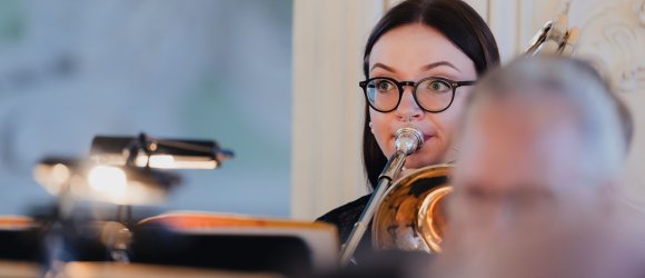 Liepojos garsai Rundalės rūmuose su Guntis Kuzma ir Robertu Beinariu,foto: Jānis Porietis