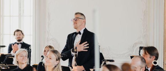 Liepojos garsai Rundalės rūmuose su Guntis Kuzma ir Robertu Beinariu,foto: Jānis Porietis