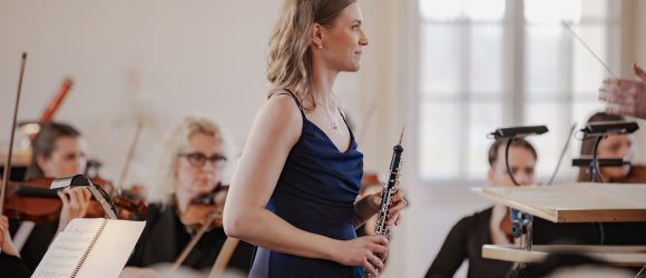 MOCARTAS, VASKS IR MARTINUS Rundalės rūmuose - Jānis Stafeckis ir Renāte Trapāne,foto: Ieva Romaško