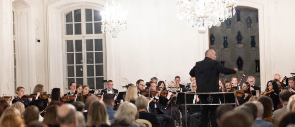 Liepojos garsai Rundalės rūmuose - Kasparas Uinskas ir Atvars Lakstīgala,foto: Nils Vilnis