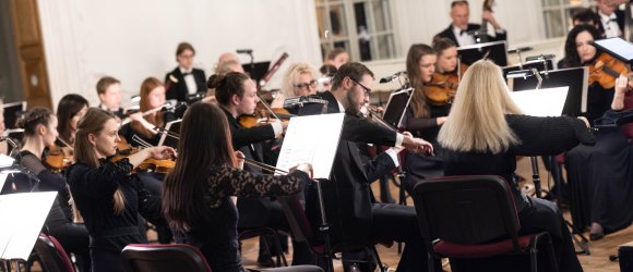 Liepojos garsai Rundalės rūmuose - Kasparas Uinskas ir Atvars Lakstīgala,foto: Nils Vilnis