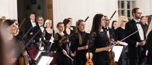 Liepojos garsai Rundalės rūmuose - Kasparas Uinskas ir Atvars Lakstīgala,foto: Nils Vilnis