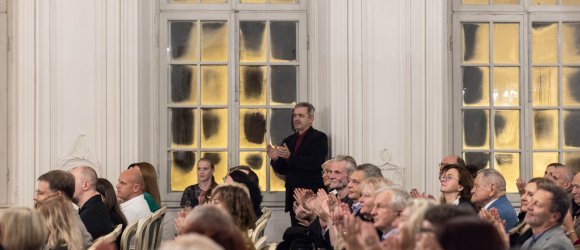 Liepojos garsai Rundalės rūmuose - Kasparas Uinskas ir Atvars Lakstīgala,foto: Nils Vilnis