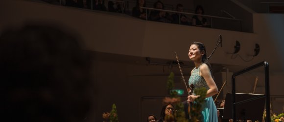 ŽVAIGŽDŽIŲ FESTIVALIS - Annelien van Wauwe, Yuki Hirano ir Guntis Kuzma,foto: Kārlis Volkovskis