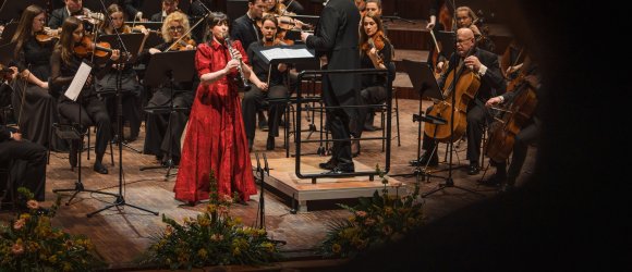 ŽVAIGŽDŽIŲ FESTIVALIS - Annelien van Wauwe, Yuki Hirano ir Guntis Kuzma,foto: Kārlis Volkovskis