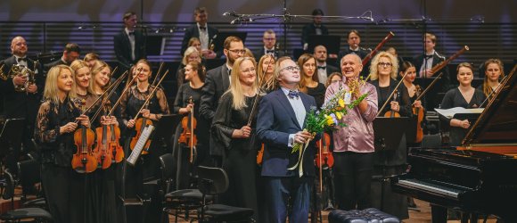 ŽVAIGŽDŽIŲ FESTIVALIS - Christianas Lindbergas ir Rolandas Pöntinenas,foto: Edgars Pohevičs